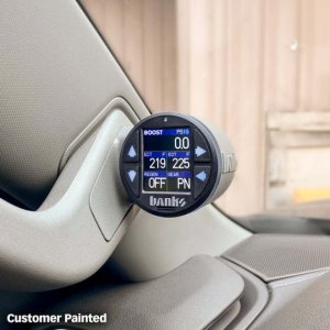 Chevrolet 2500 Gauge Pod - Banks Power - iDash Stealth Pod Mount - Black - `24-`26 Chevrolet 2500 Gauge Pod - Banks Power - iDash Stealth Pod Mount - Black - `24-`26